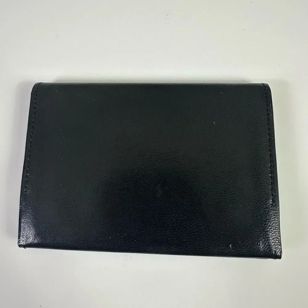 Valentino Garavani Slim Bifold Card Wallet Black‎